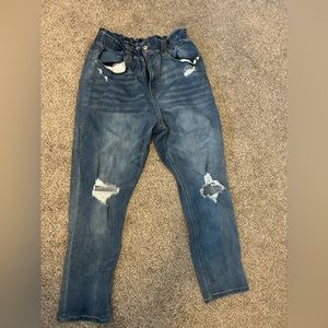 women’s size 15 arizona jeans with rips